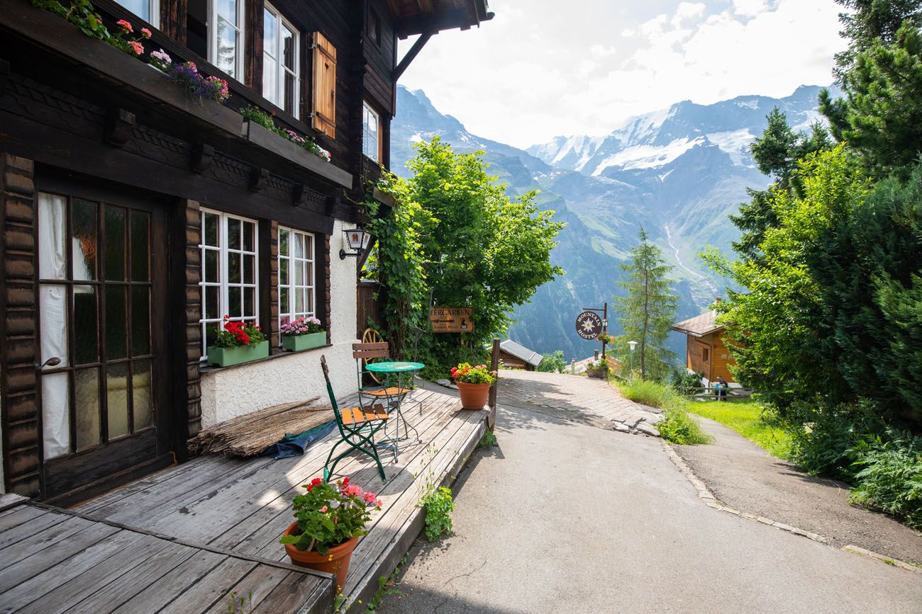 Gimmelwald where to stay in Jungfrau