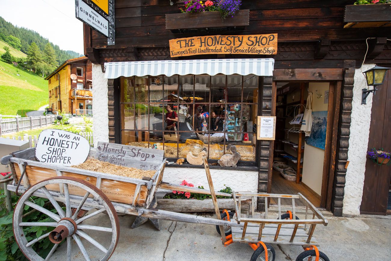 Honesty Shop Gimmelwald