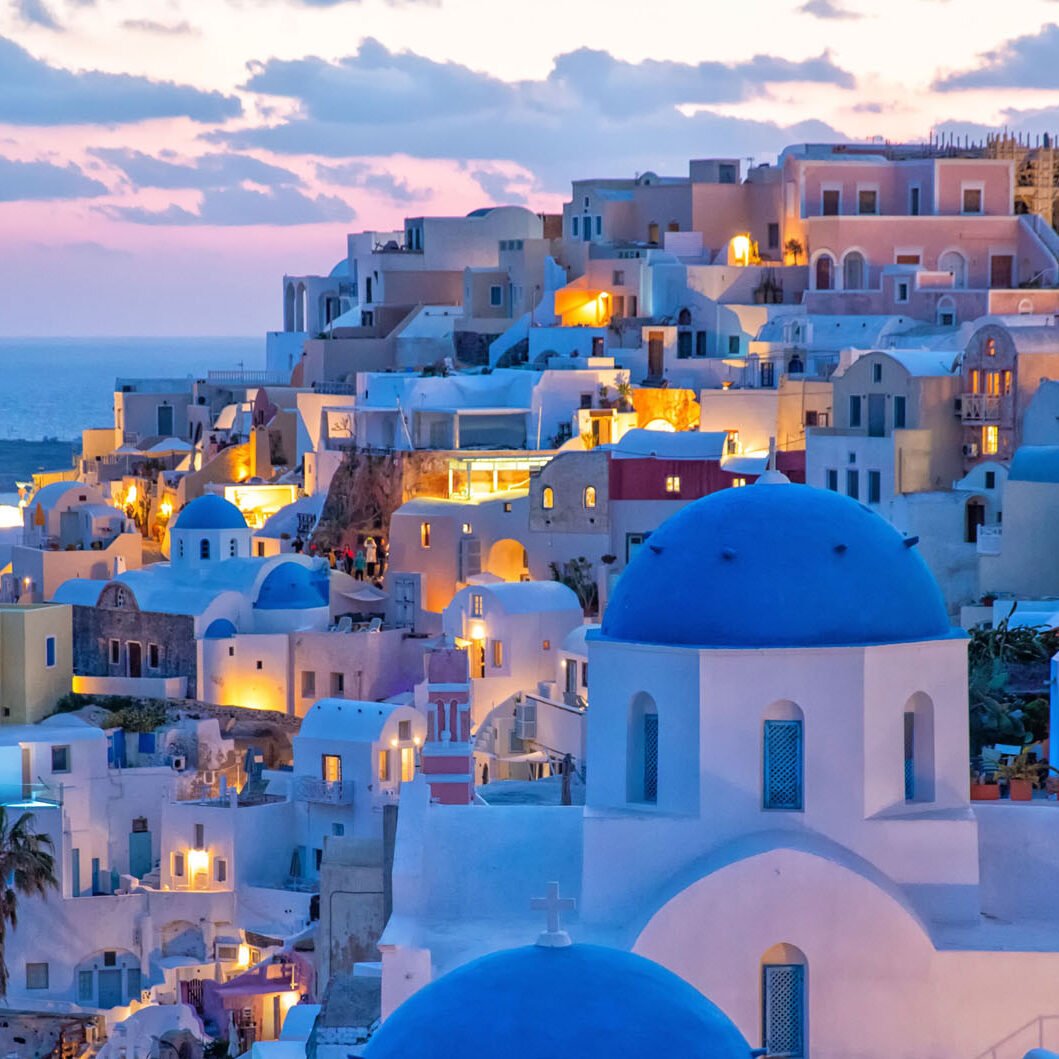 Coucher de soleil à Oia