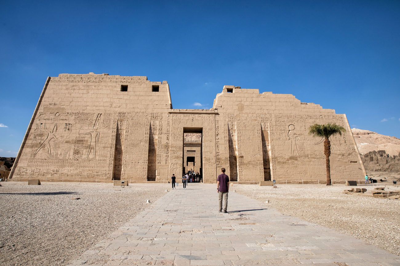 Tim at Medinet Habu