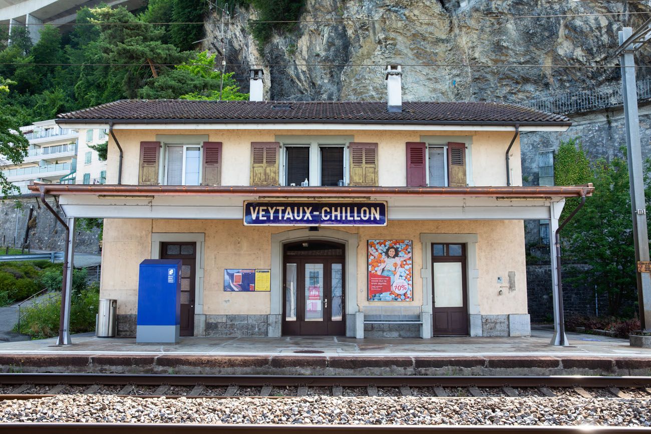 Veytaux Chillon Train Station