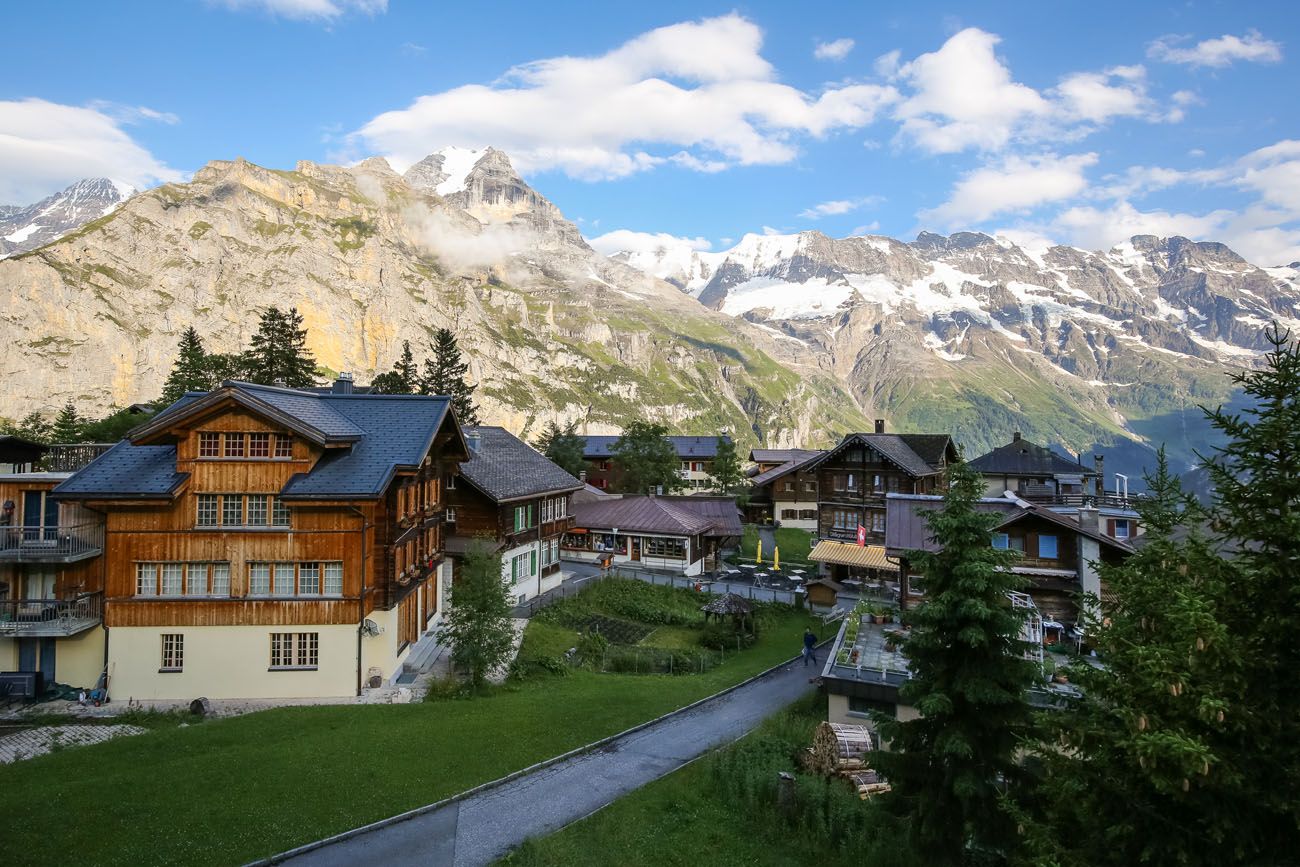 View from Murren Hotel