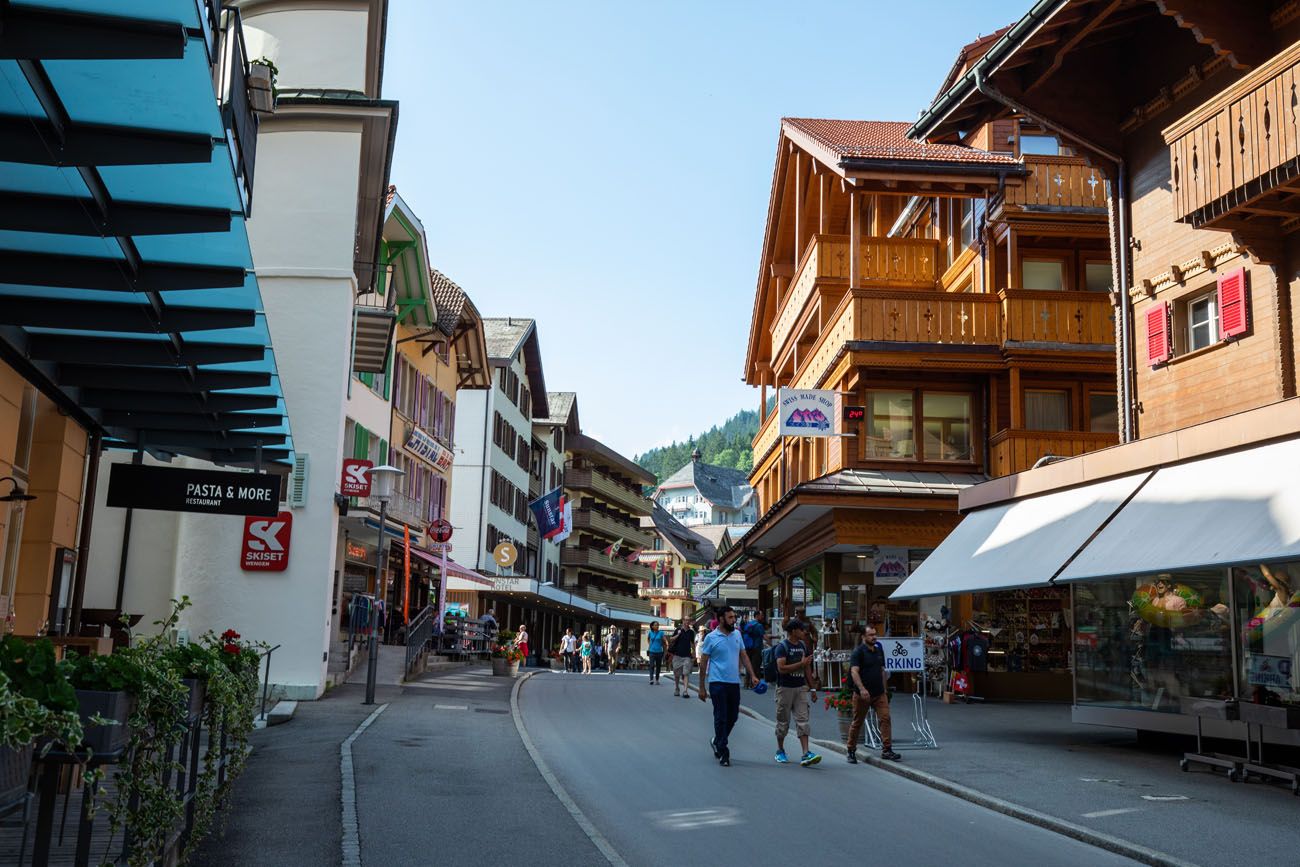 Wengen Street where to stay in Jungfrau