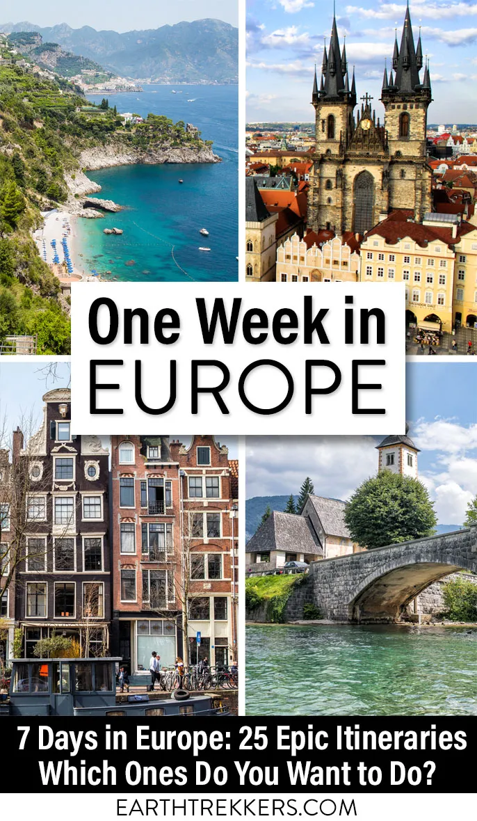 One Week in Europe 