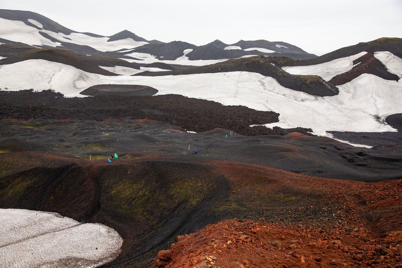 Fimmvorduhals Hike south coast of Iceland