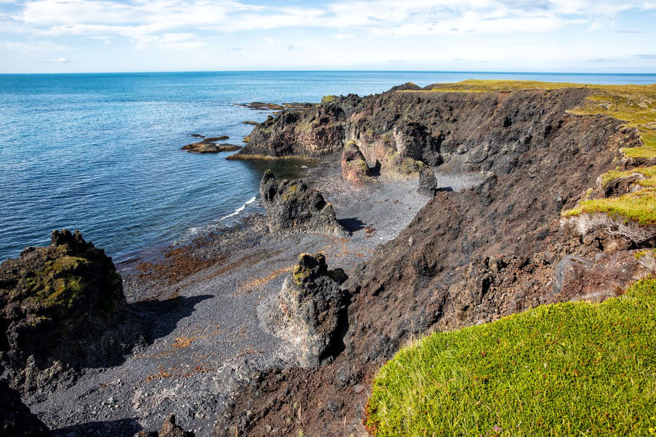 Hiking to Dritvik Cove