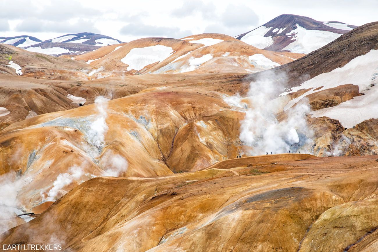 Hveradalir Geothermal Area | Best hikes in Iceland
