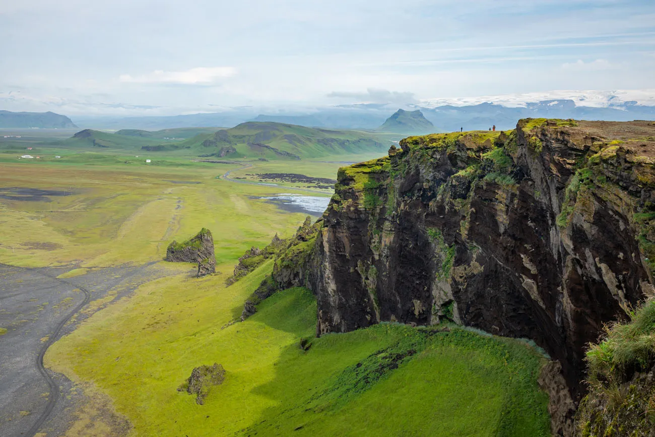 South coast of Iceland cliffs