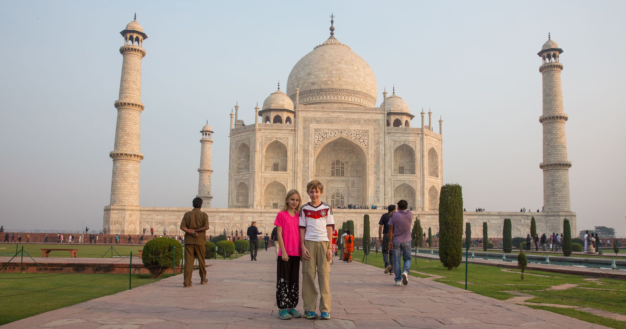 Visiting the Taj Mahal