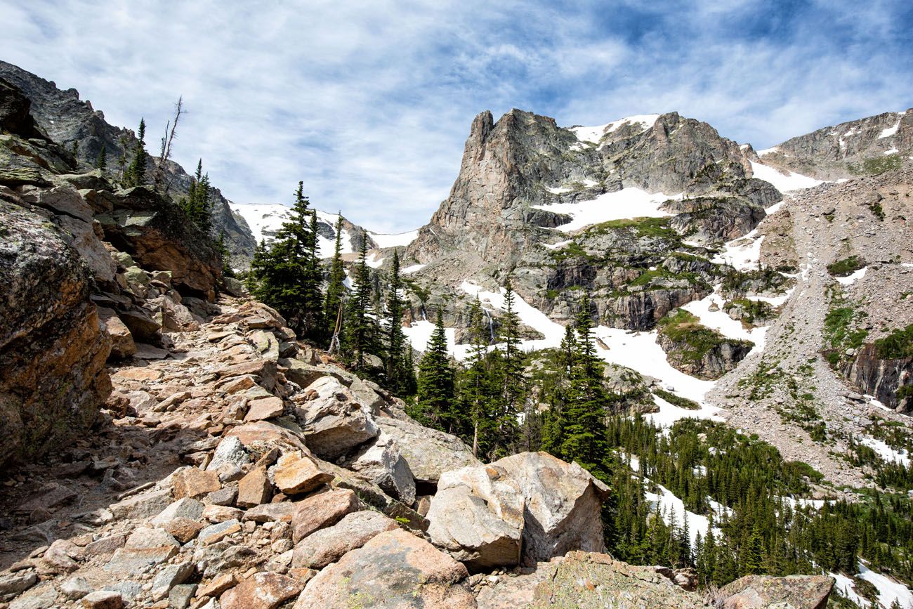 On the Fern Lake Trail