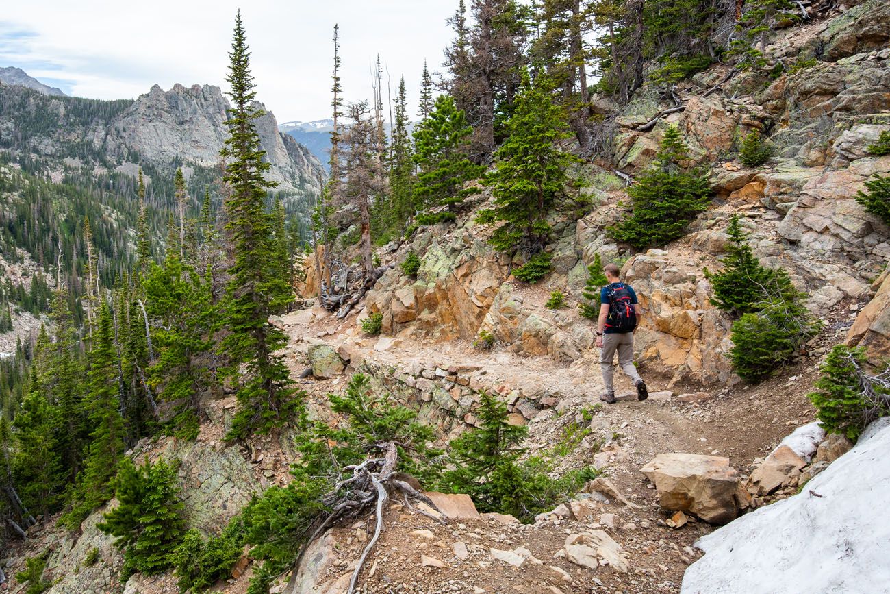 Trail after Lake Helene