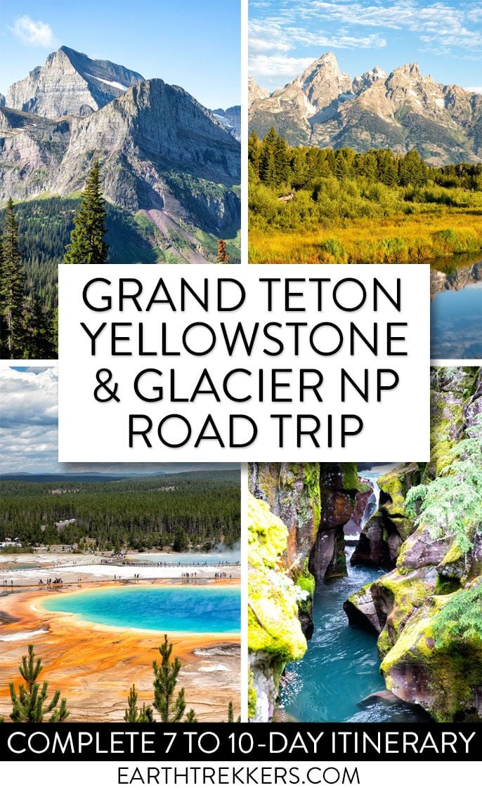Yellowstone Glacier Road Trip Itinerary