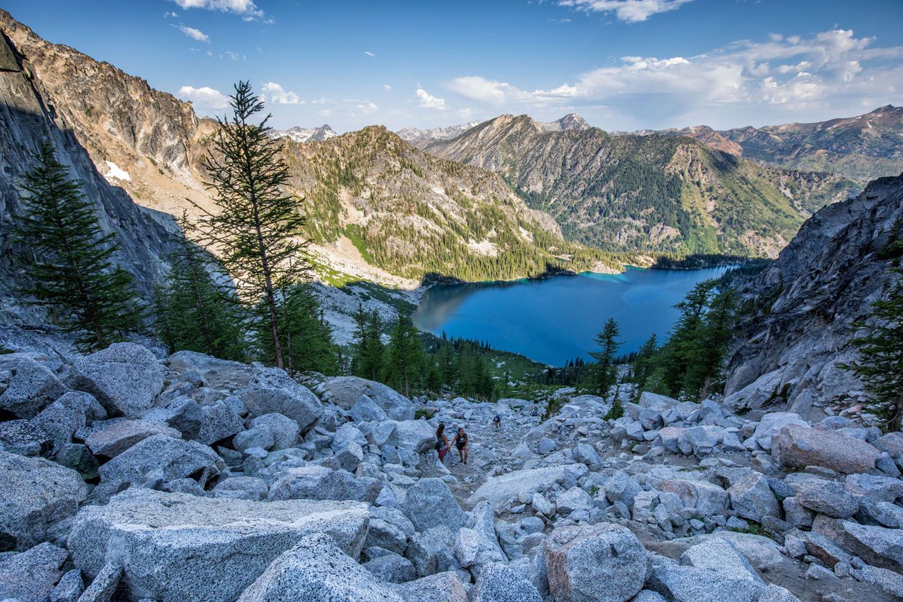 Colchuck Lake from Aasgard