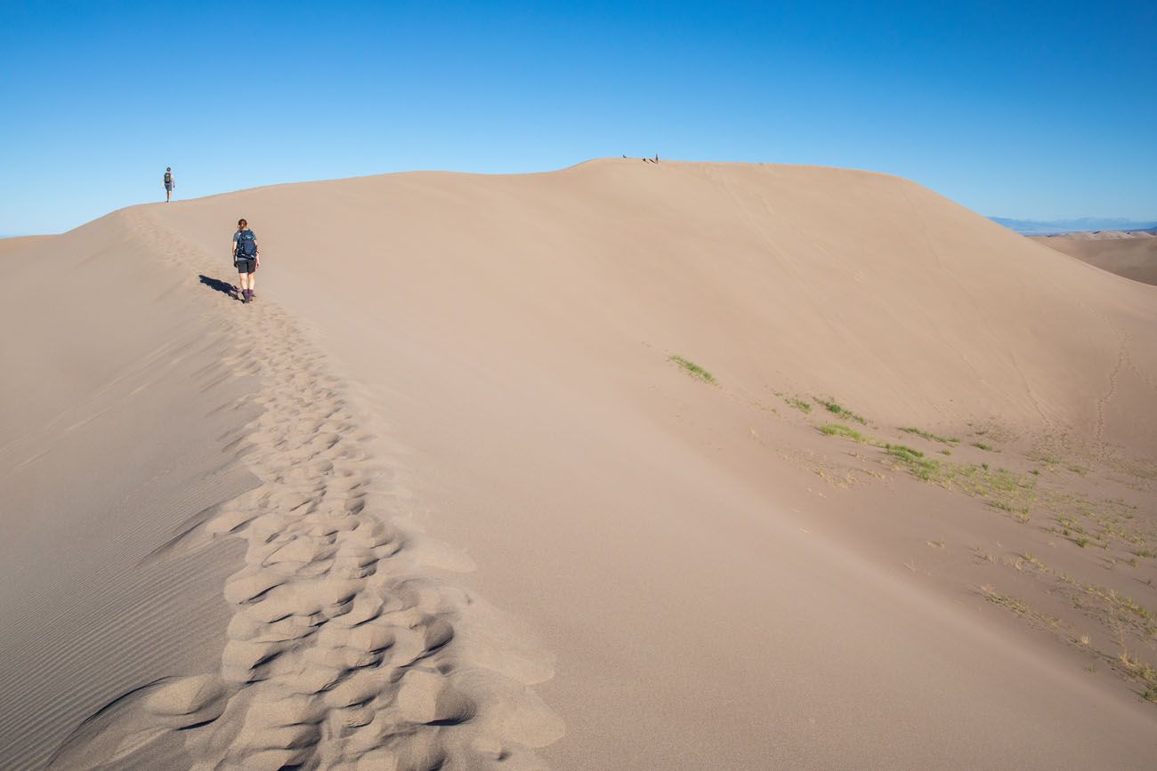 Hiking to High Dune