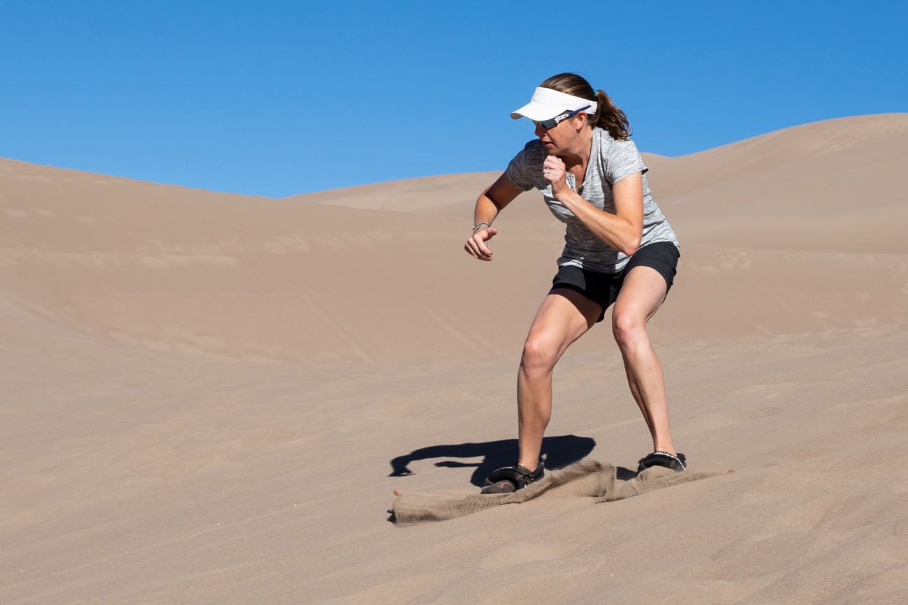 Julie Rivenbark Sandboarding