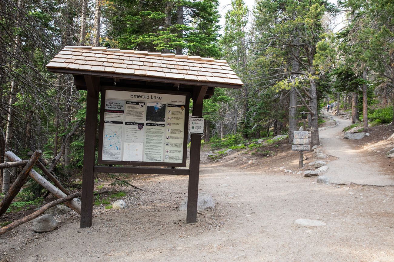 Emerald Lake Trailhead