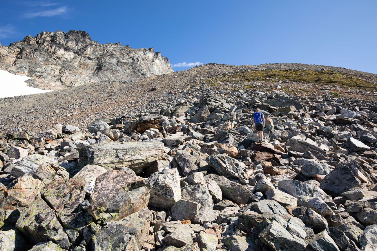 Trail to Sahale Glacier Camp