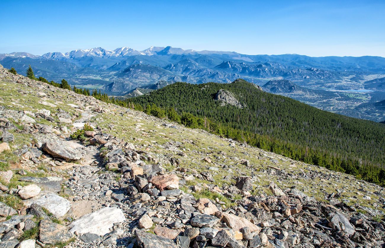 Twin Sisters Estes Park View