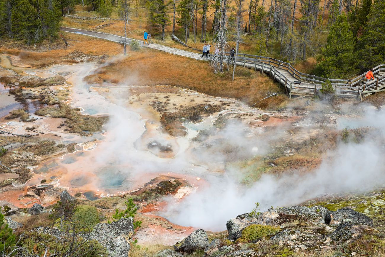 Artist Paint Pots Yellowstone