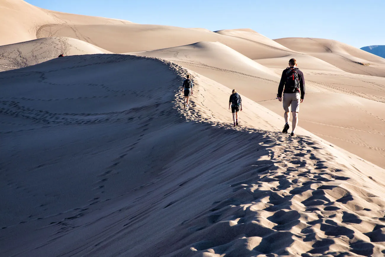 Great Sand Dunes Hike hikes in the national parks