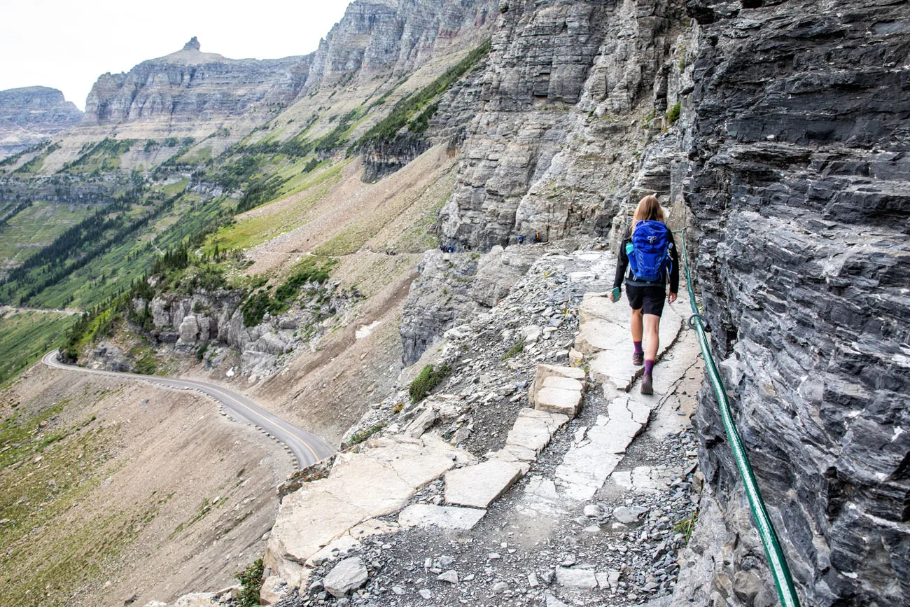 Highline Trail hikes in the national parks