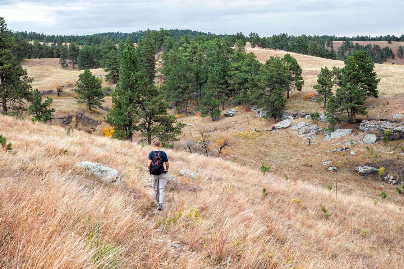 Hiking at Wind Cave