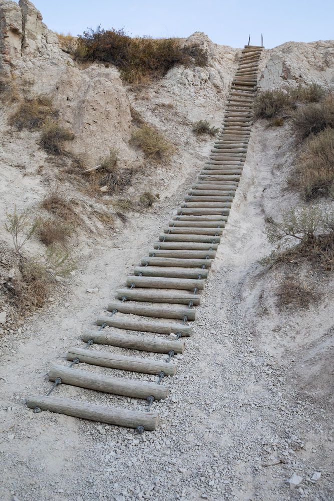Notch Trail Ladder Badlands