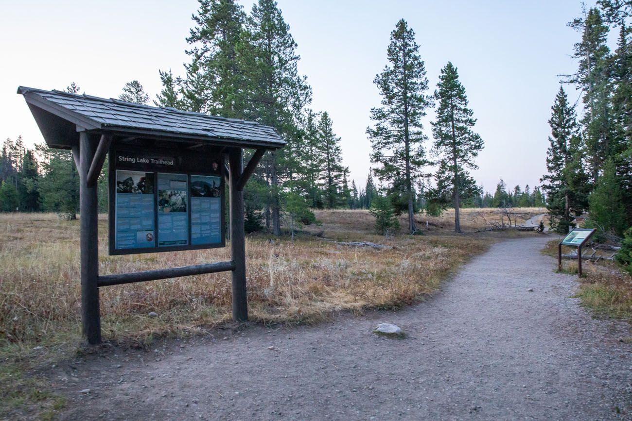 String Lake Trailhead