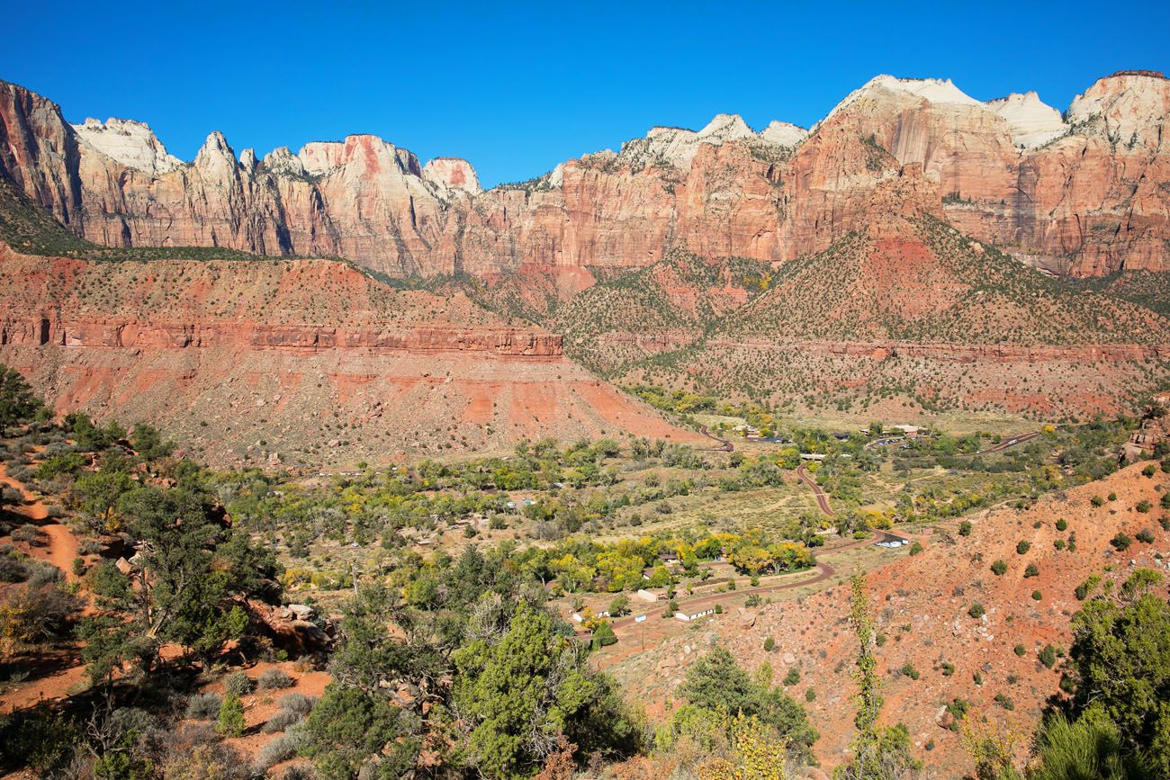 View from the Watchman Hike