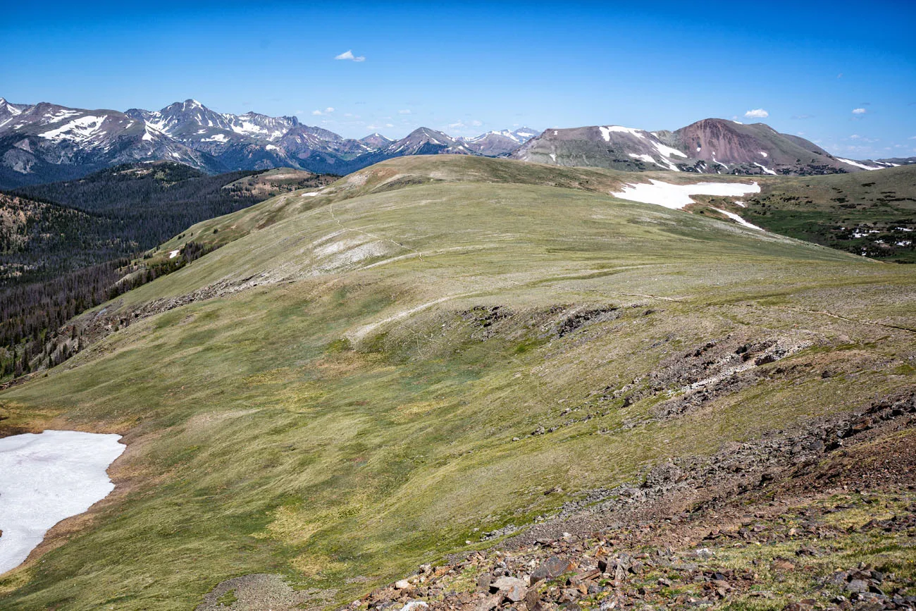 View of the Trail Mt Ida