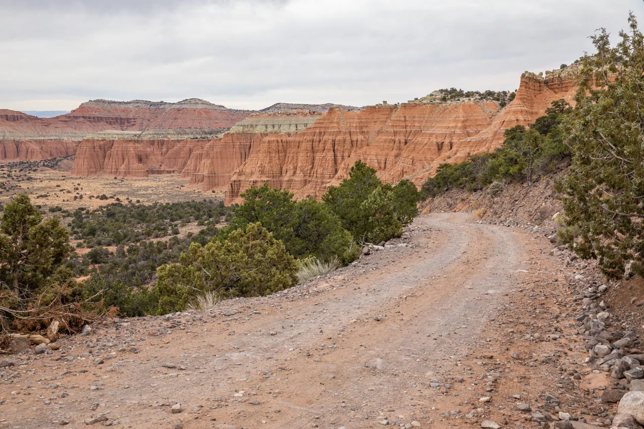 Cathedral Valley Gravel Road