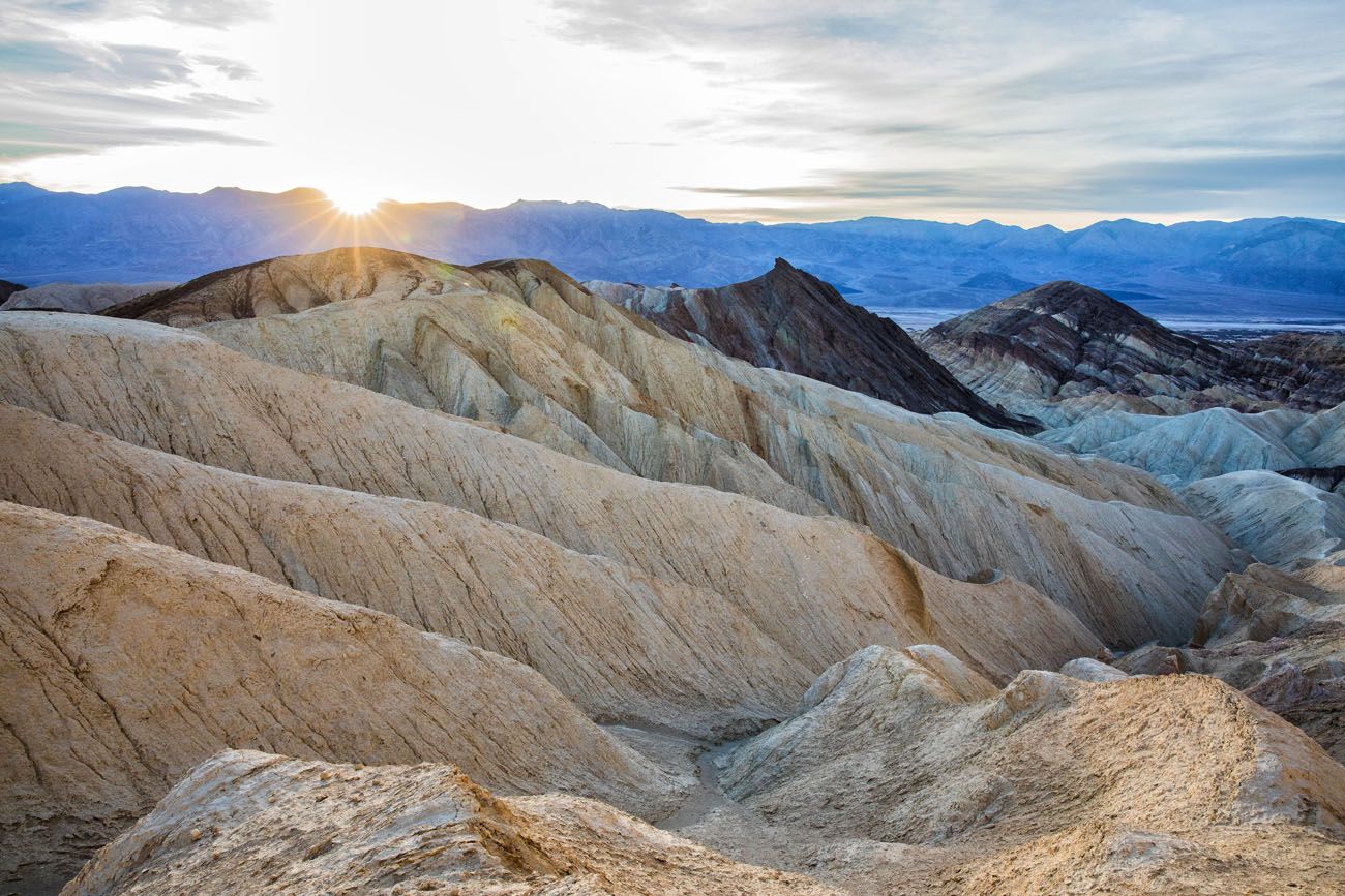 Death Valley Sunset short hikes in the national parks