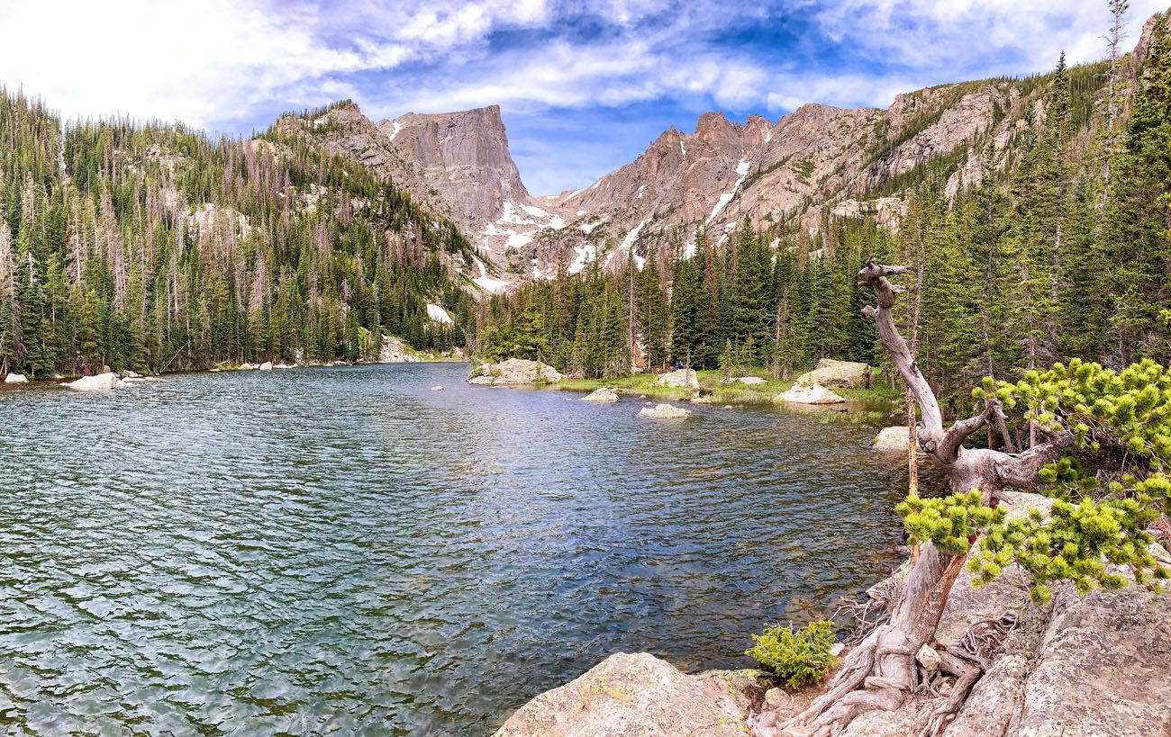 Dream Lake short hikes in the national parks