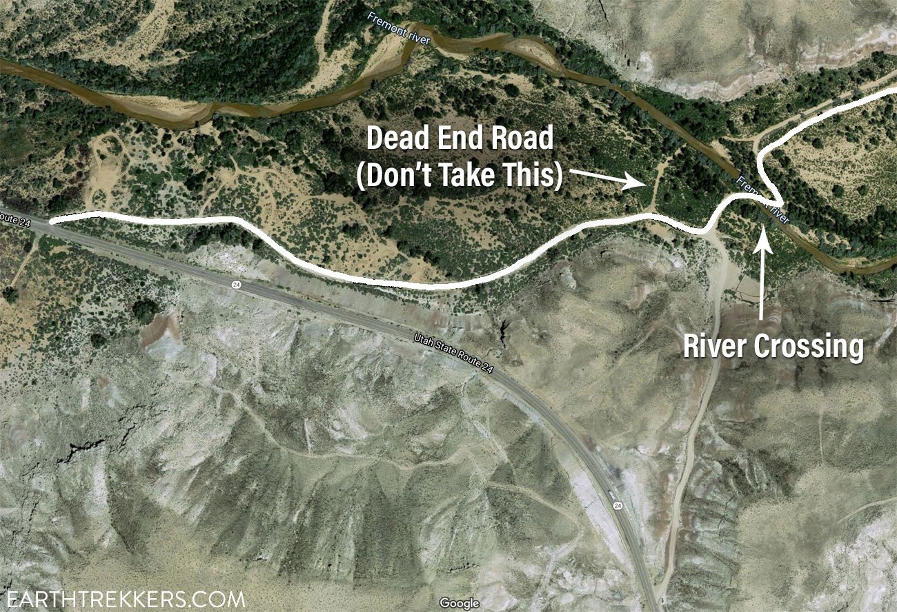 Fremont River Crossing Map