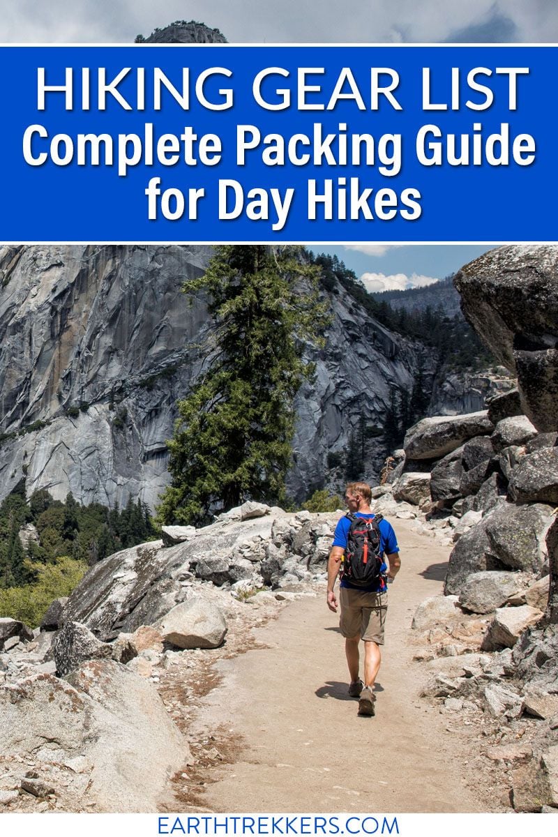 Hiking Gear Guide List for Day Hikes