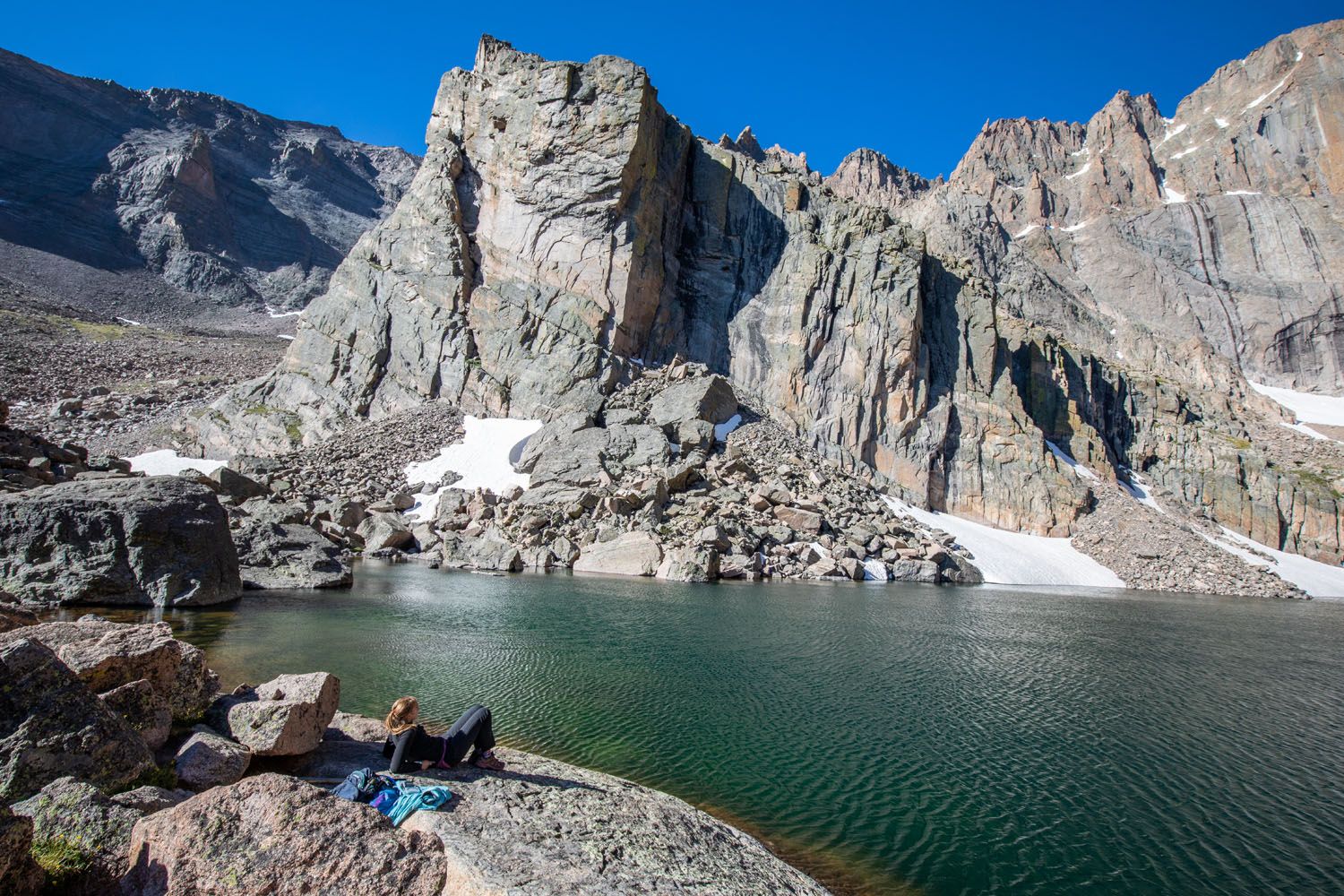 Kara at Chasm Lake