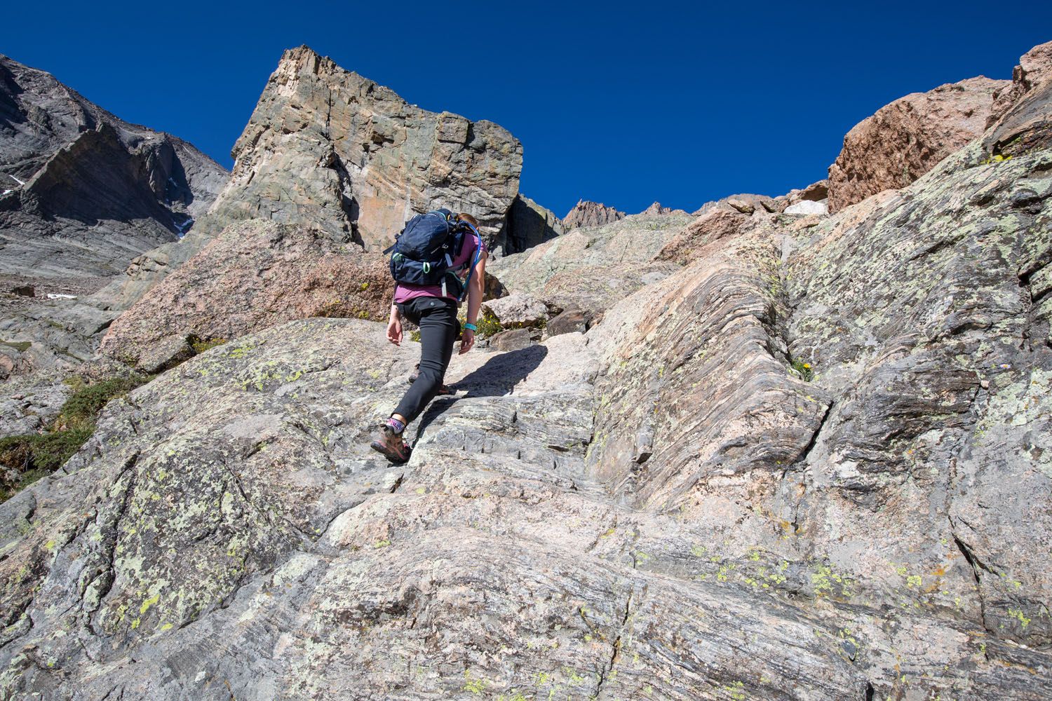 Kara on the Climb