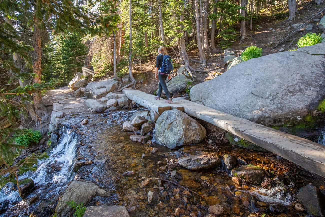 Log Bridge to Chasm Lake