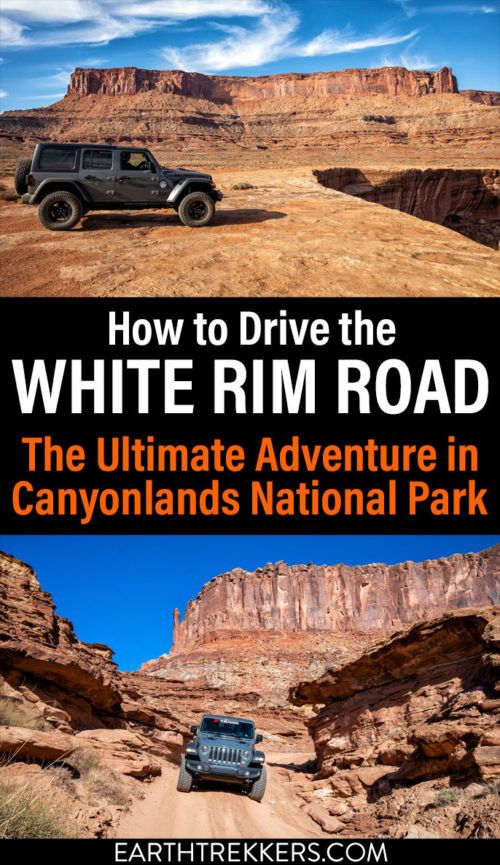 White Rim Drive How to Drive the White Rim Road: Map, Photos & Driving Tips