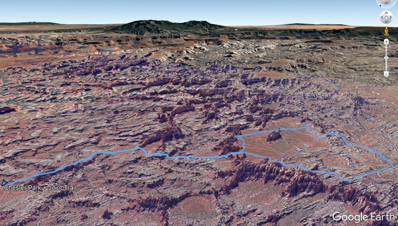 Chesler Park Joint Trail Overview Map