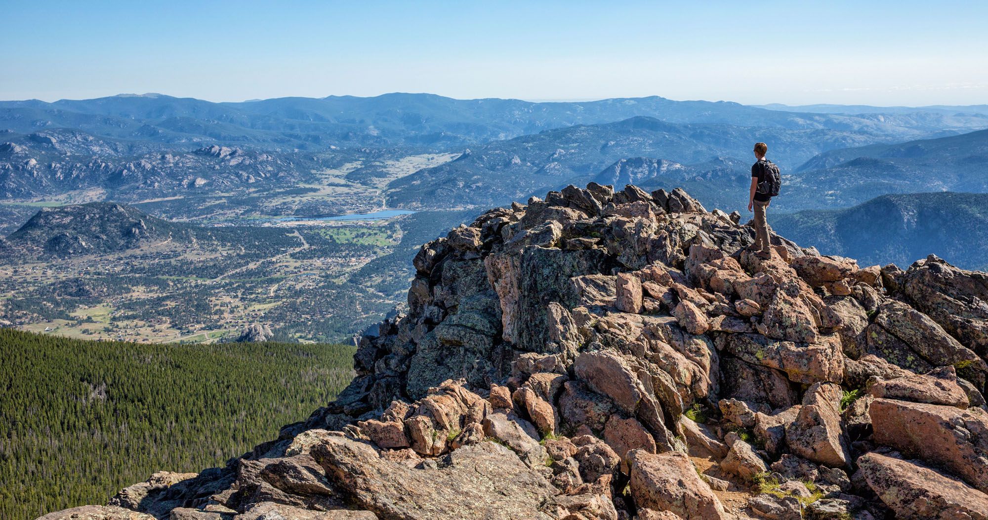 Estes Park from Twin Sisters