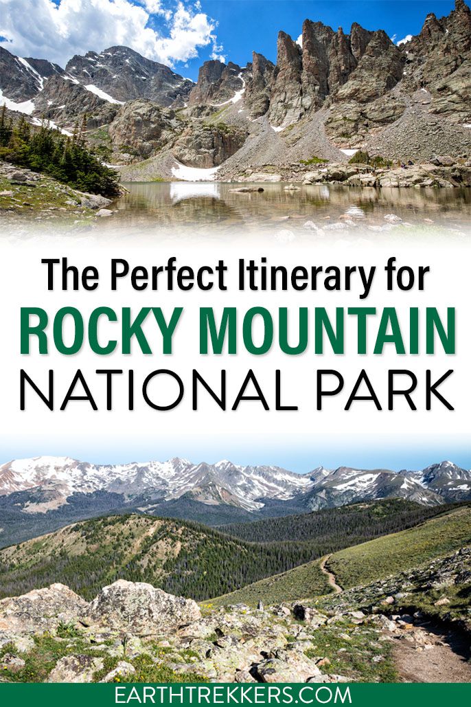 Itinerary for Rocky Mountain National Park