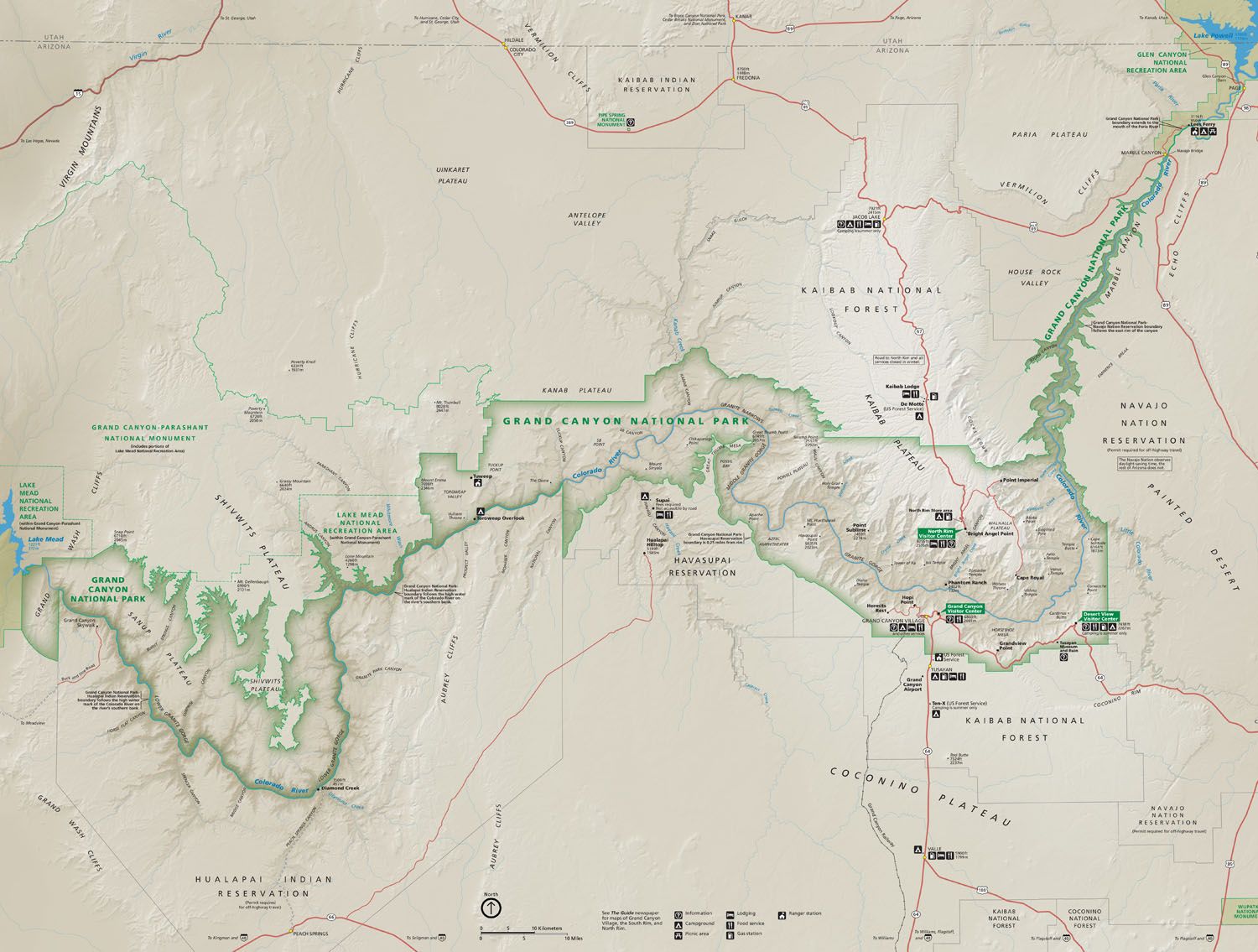 Grand Canyon Map