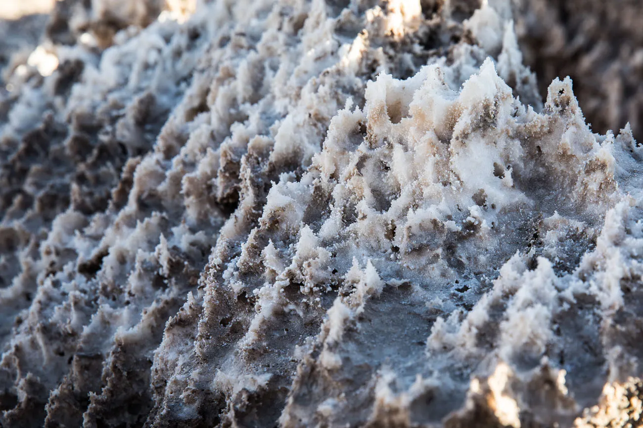 Salt Crystals Death Valley