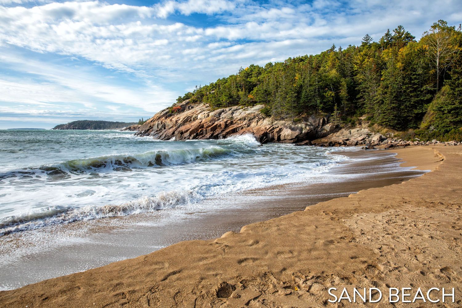 Sand Beach Acadia National Park