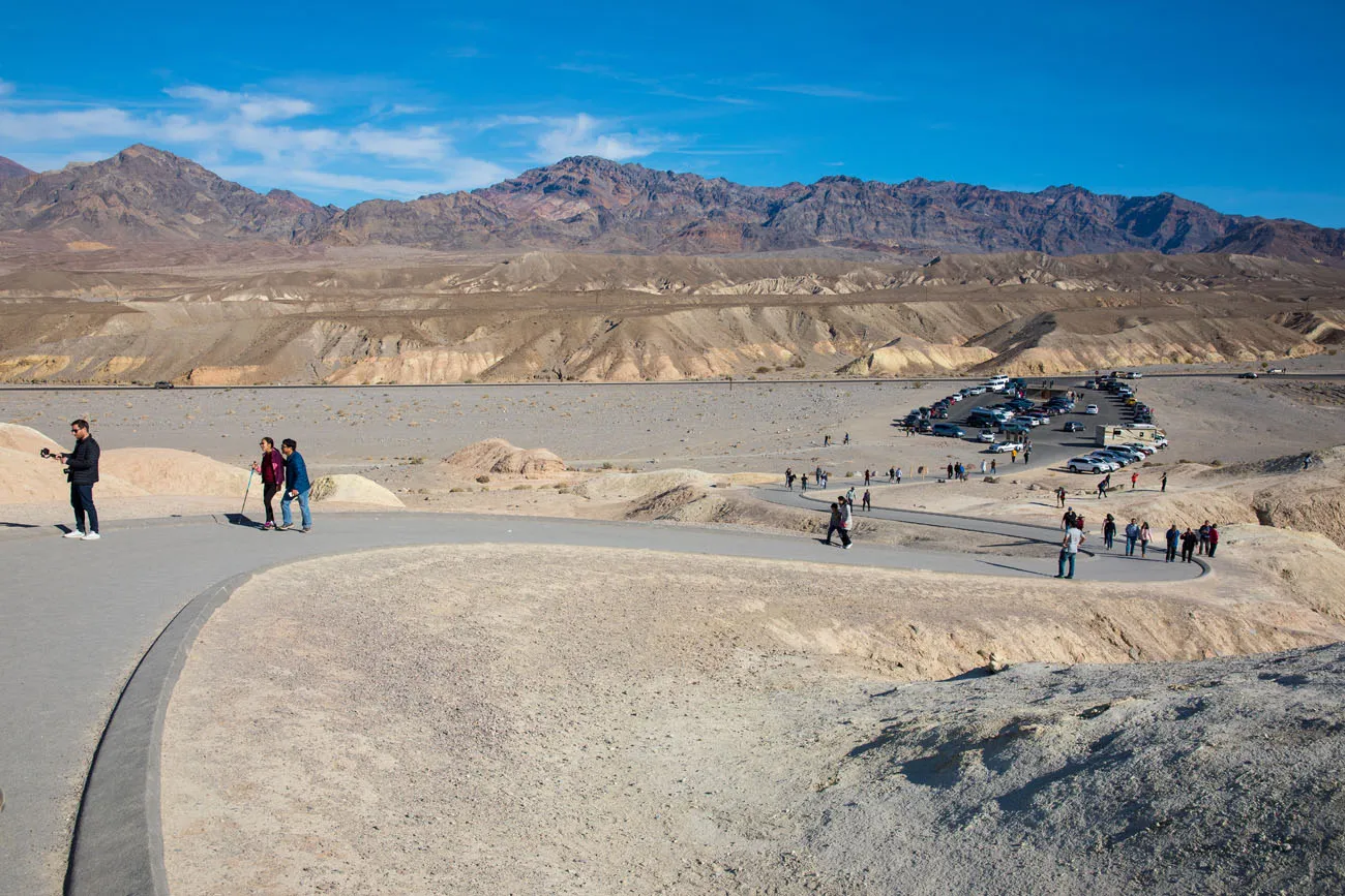 Zabriskie Point Parking