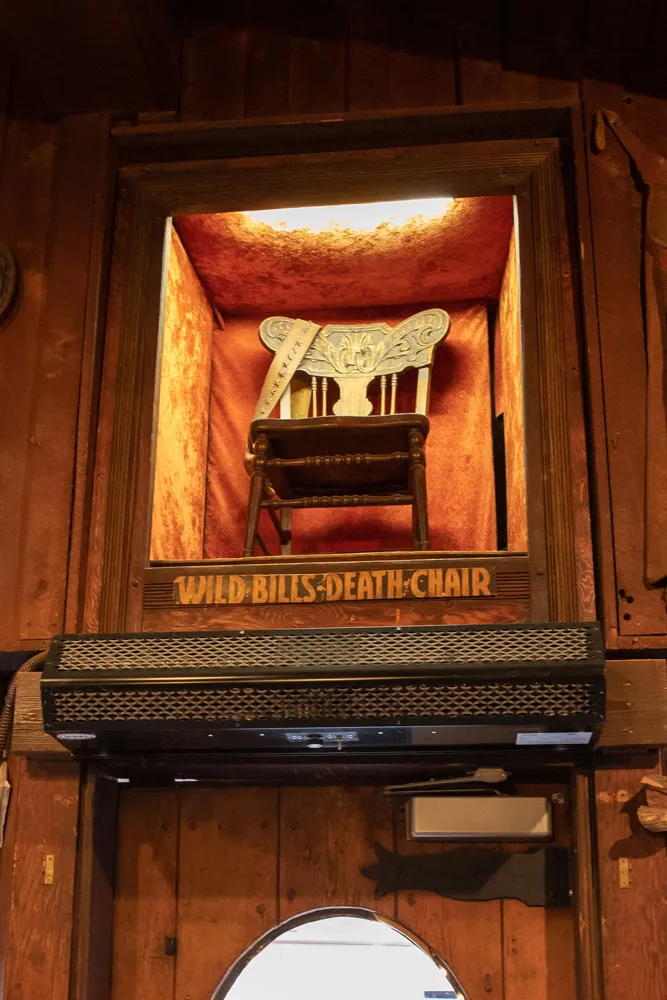 Bill Hickoks Chair
