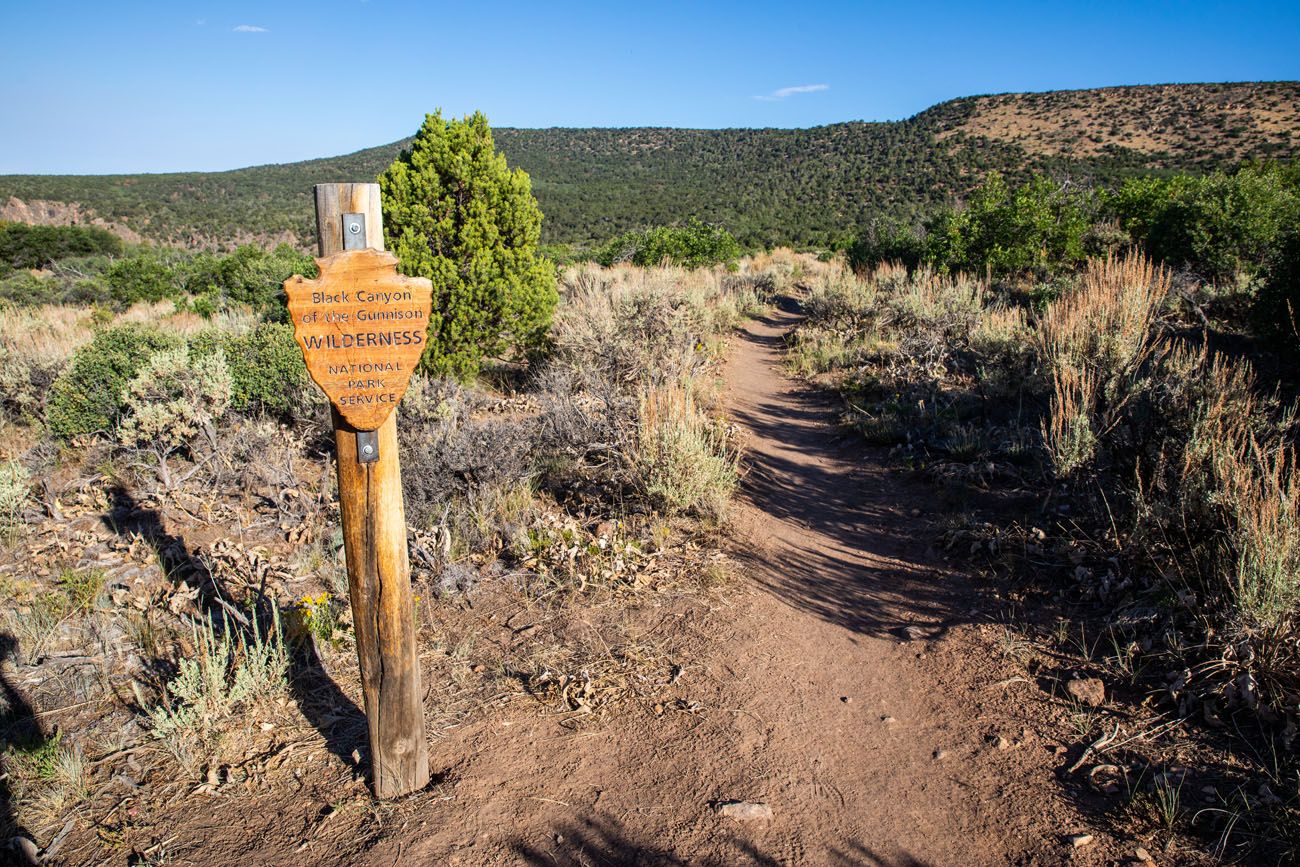 North Rim of Black Canyon of the Gunnison Wilderness