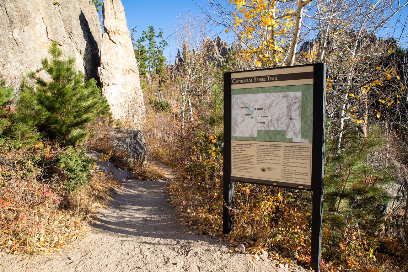 Cathedral Spires Trailhead