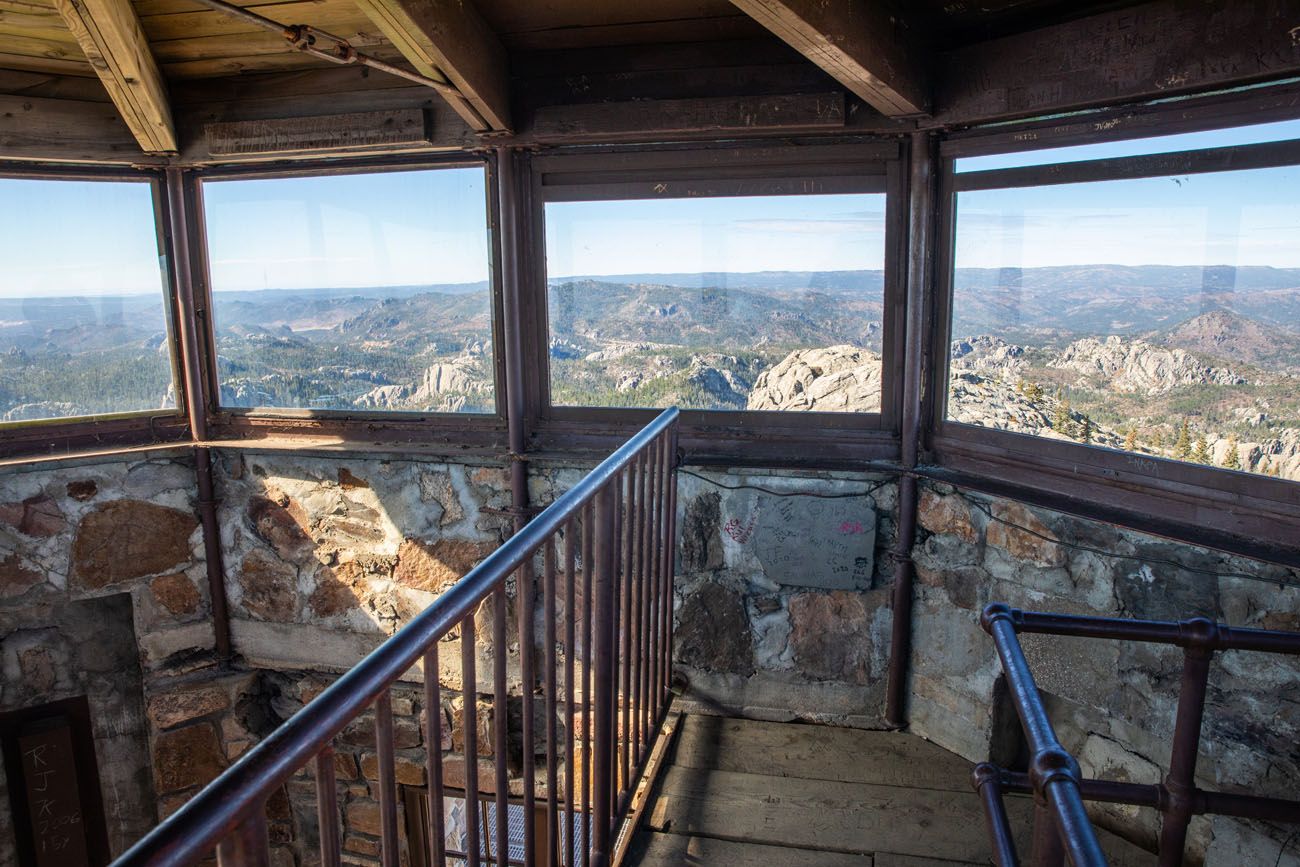 Harney Peak Fire Lookout Building